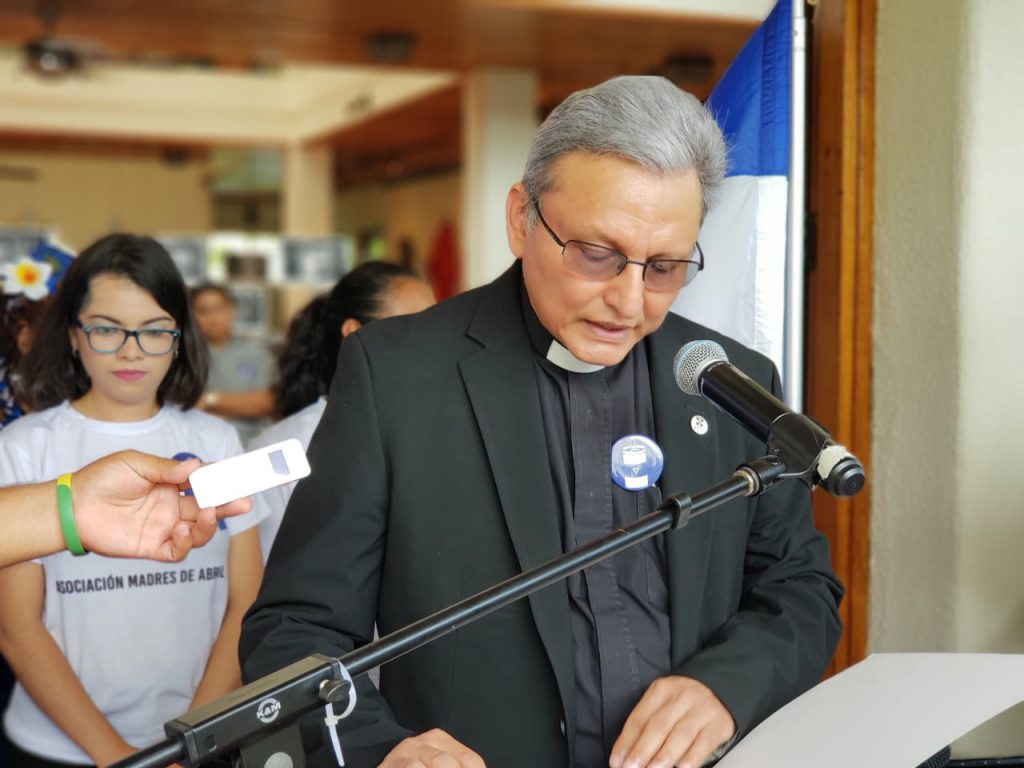 José Idiáquez, rector of the Central American University (UCA).  Photo: G. Shiffman / Article 66