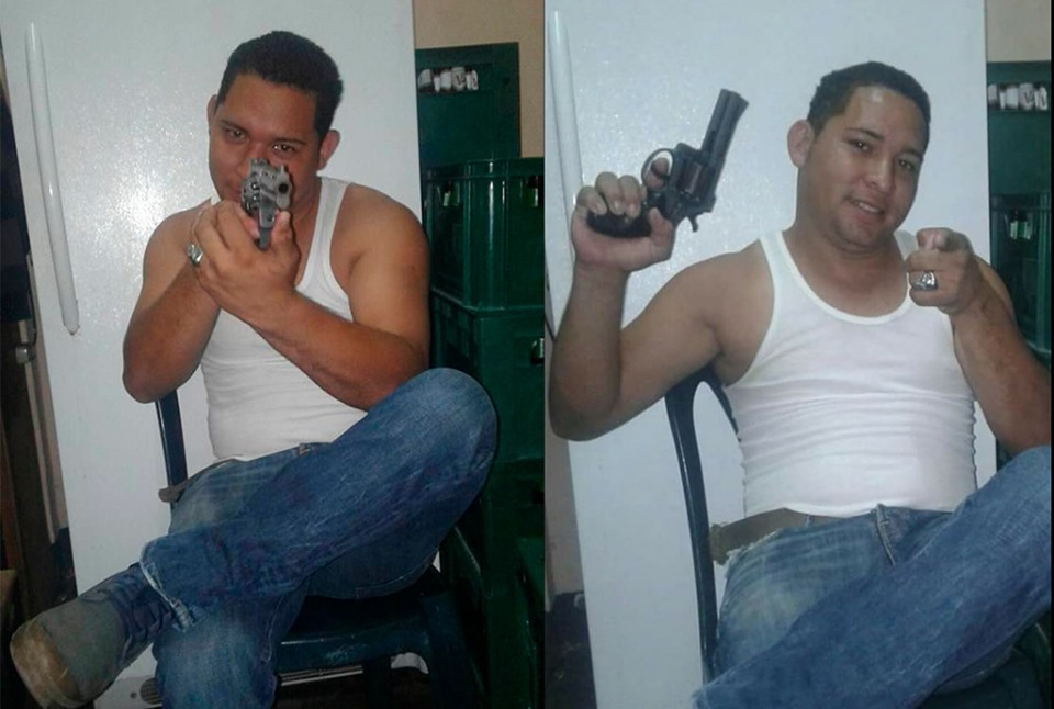 Paramilitar Juan Pablo Ortíz González. Foto: Tomada de las redes sociales.