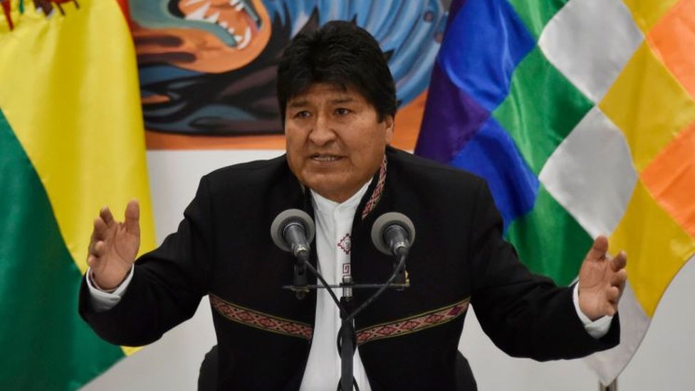 Evo Morales renuncia de su cargo como presidente de Bolivia