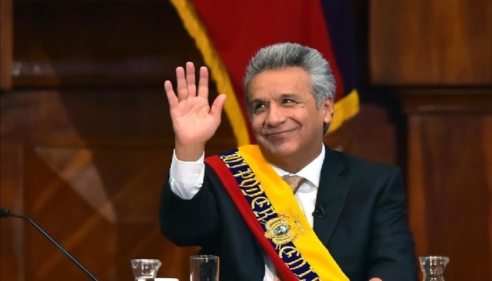 Lenín Moreno, presidente de Ecuador. Foto: Tomada de la web.