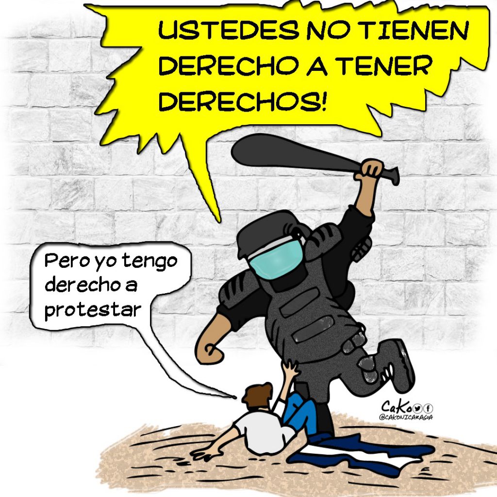 La caricatura: Cercenan nuestros derechos
