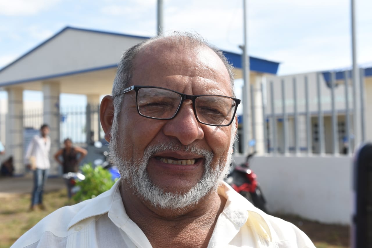 Alfredo Campos, padre del preso político, Marcos Campos Garay. Foto: Noel Miranda / Artículo 66