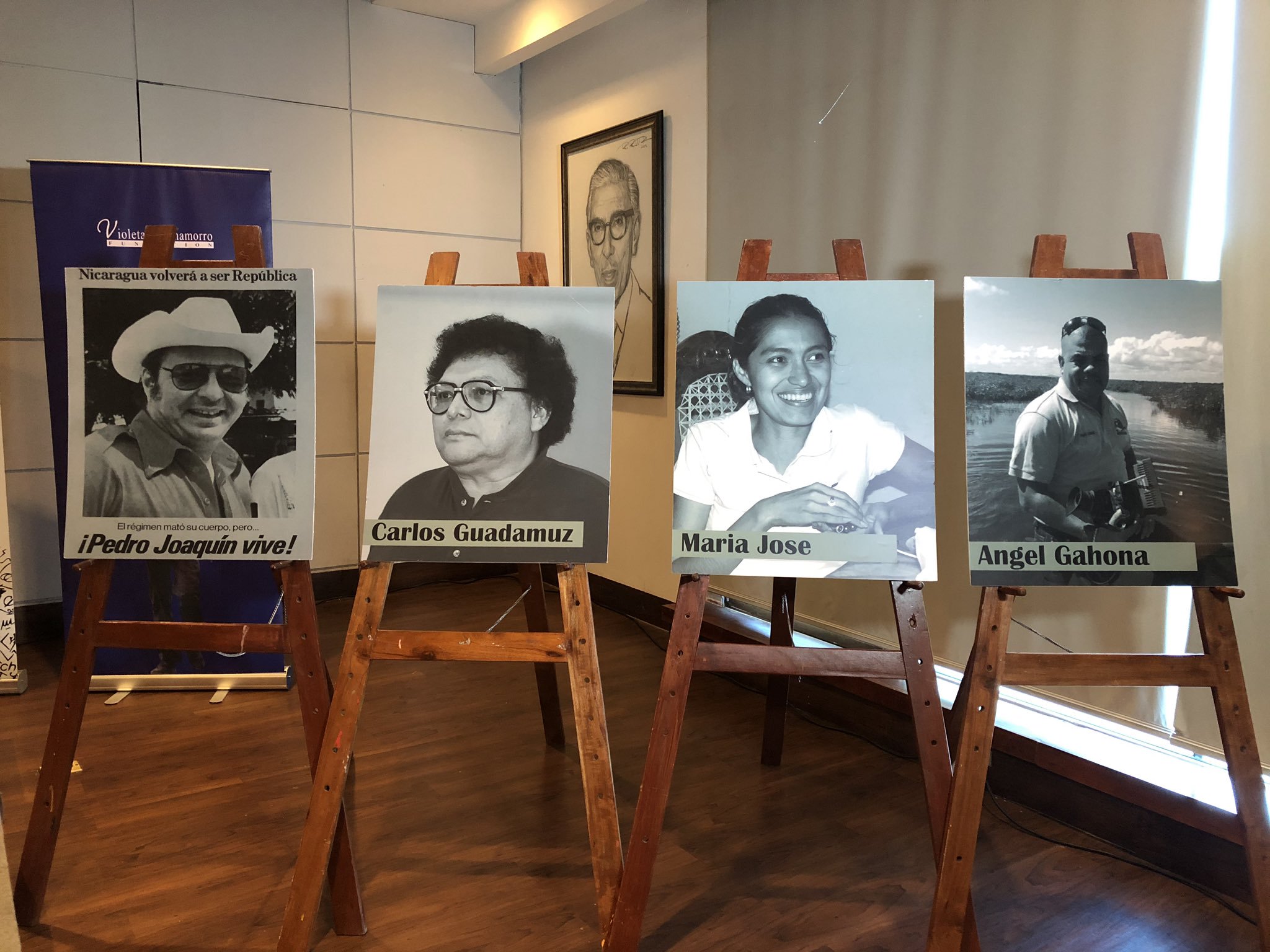 Fundación Violeta Barrios rinde homenaje a la memoria de los periodistas nicaragüenses que han sido asesinados