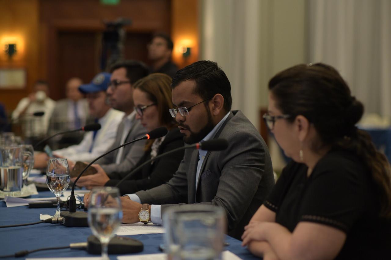 Comitiva de representantes de la oposición nicaragüense denunciaron ante la CIDH las anomalías de la cuestionad Ley de Amnistía. Foto: Cortesía / Artículo 66