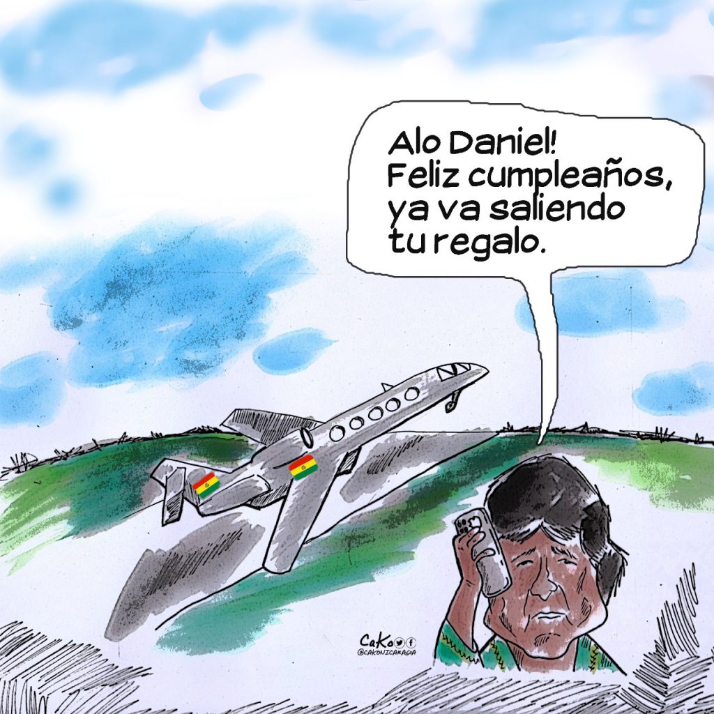 La Caricatura: El regalo para el comandante