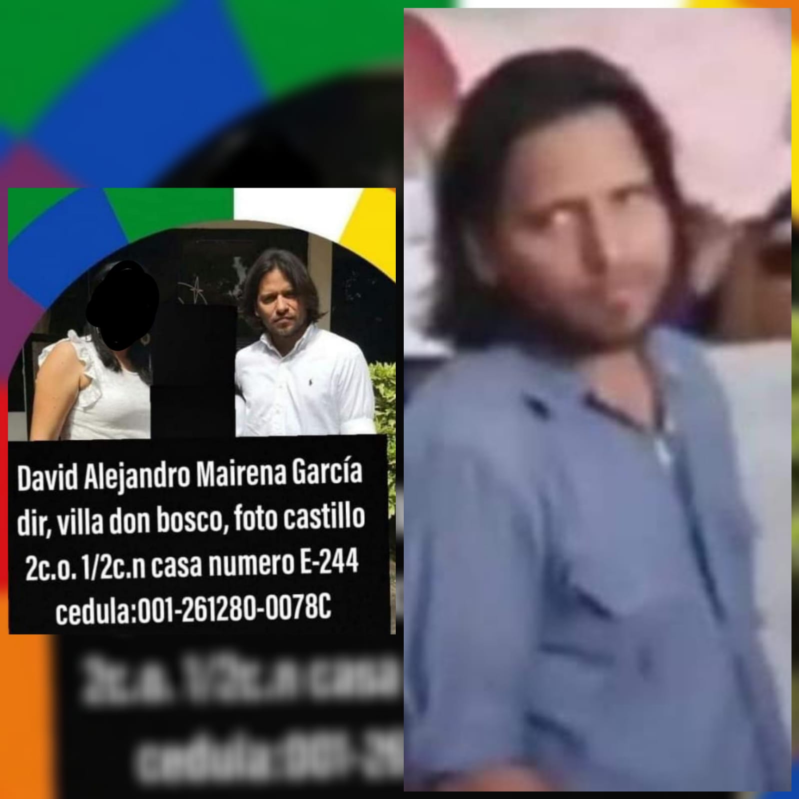David Alejandro Mairena García, señalado de dirigir la agresión contra el sacerdote
