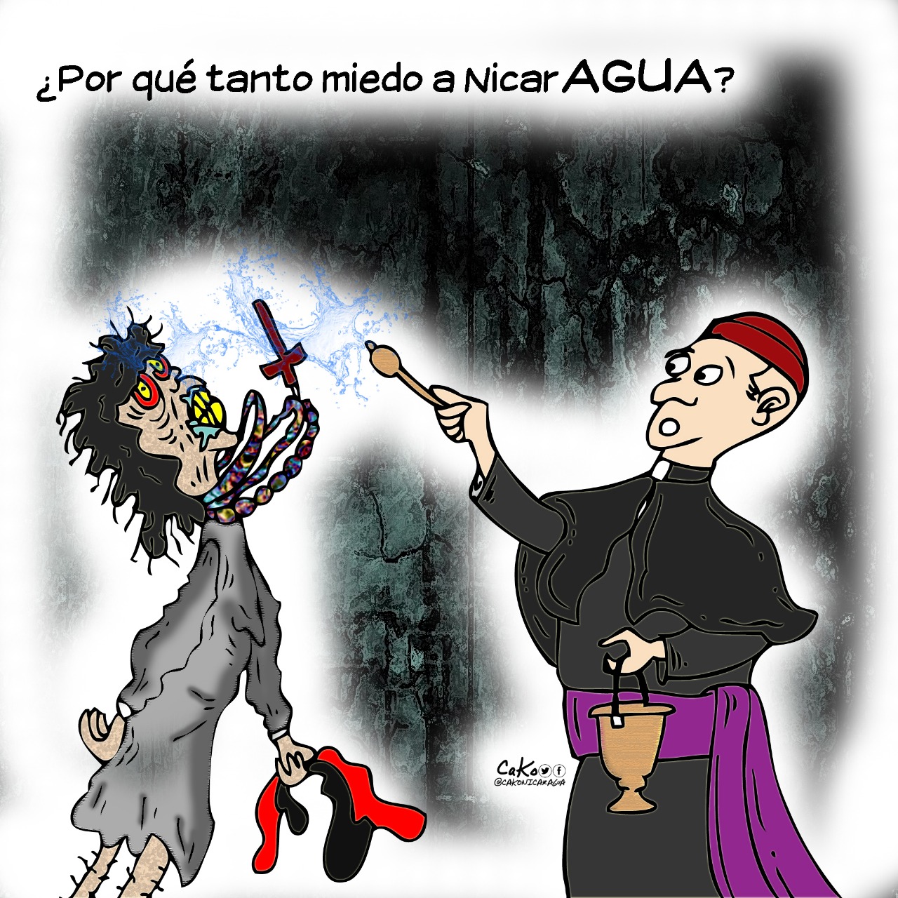La Caricatura: Miedo a NicarAGUALa Caricatura: Miedo a NicarAGUA