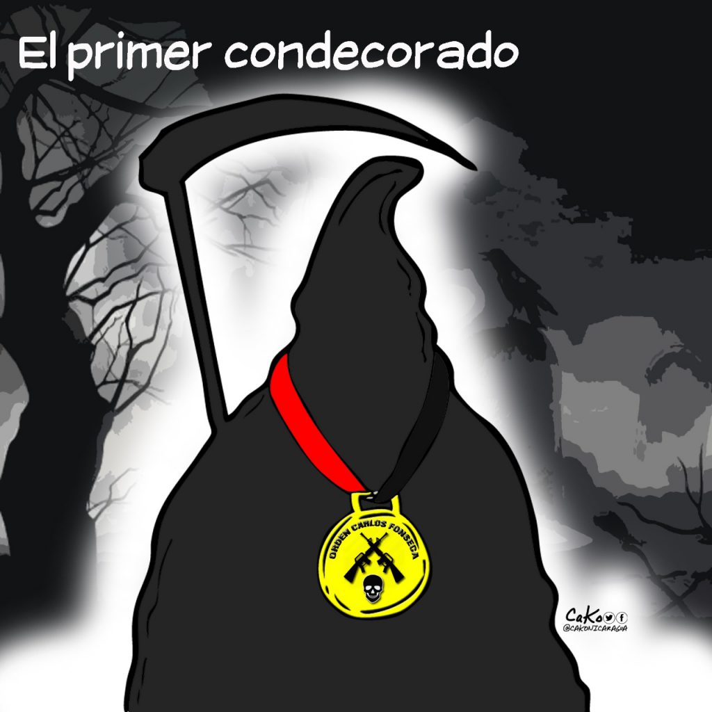 La Caricatura: El primer condecorado