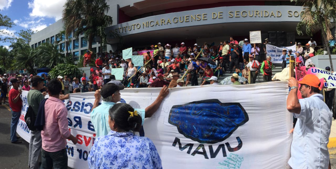 Jubilados del INSS convocan a jornada de protesta nacional para este 4 de noviembre
