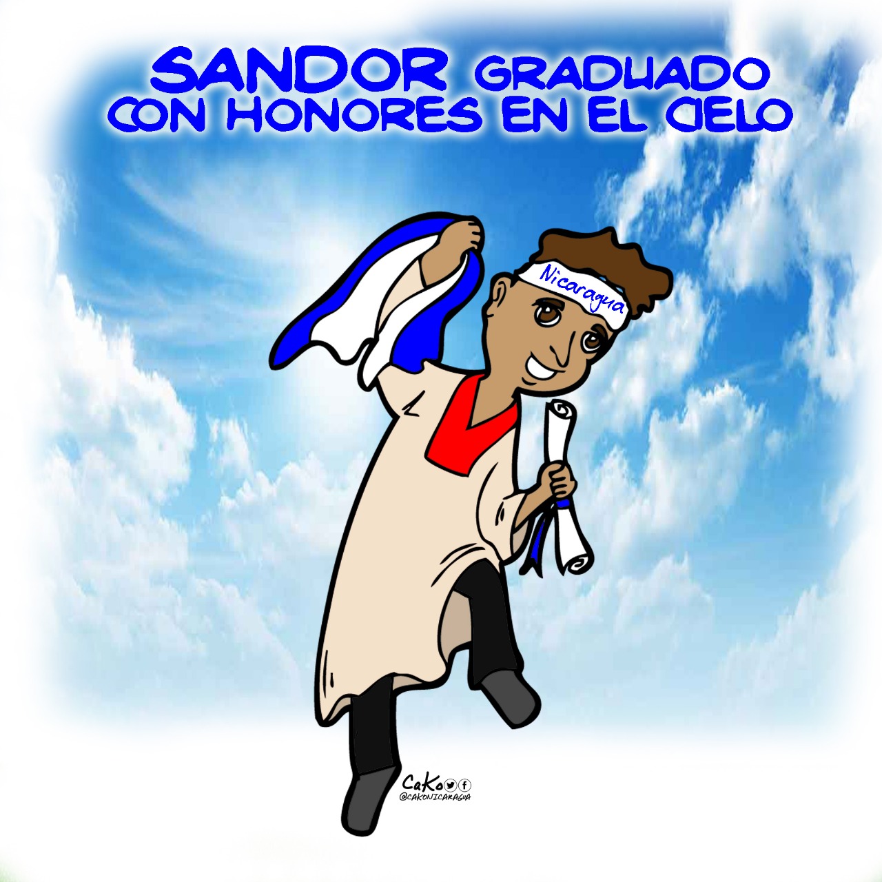 La Caricatura: "El niño monaguillo" graduado con honores