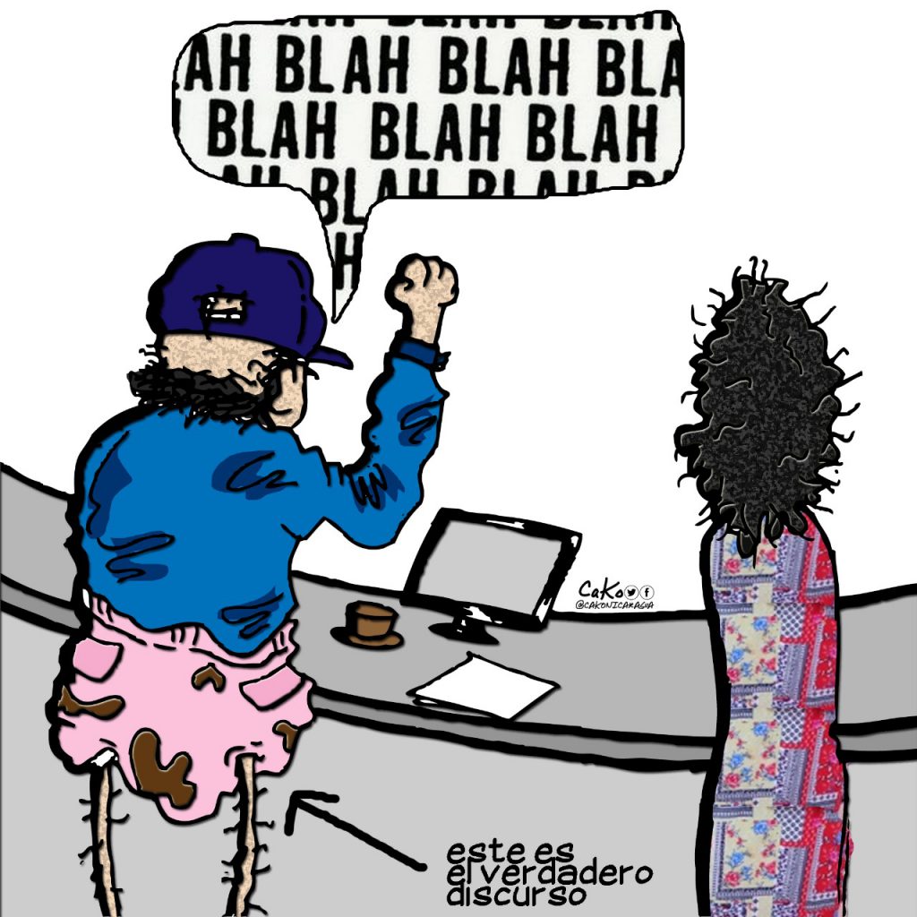 La Caricatura: El verdadero discurso del dictador