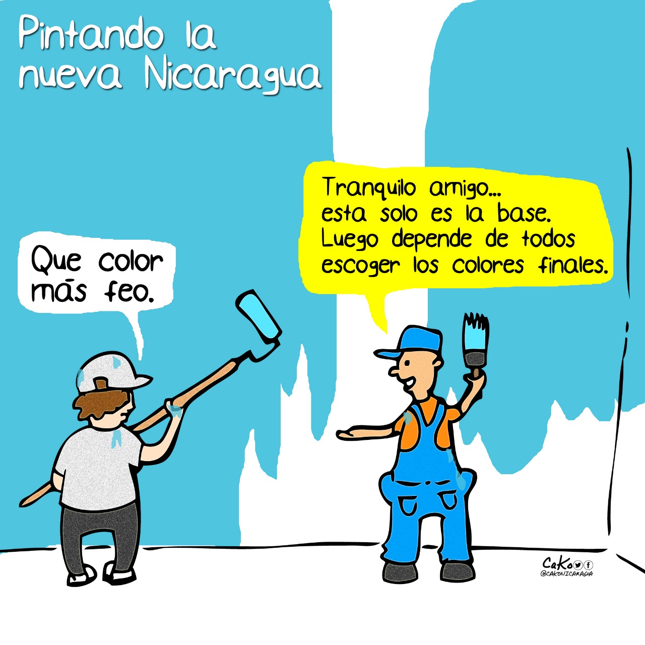 La Caricatura: "Pintando la nueva Nicaragua"