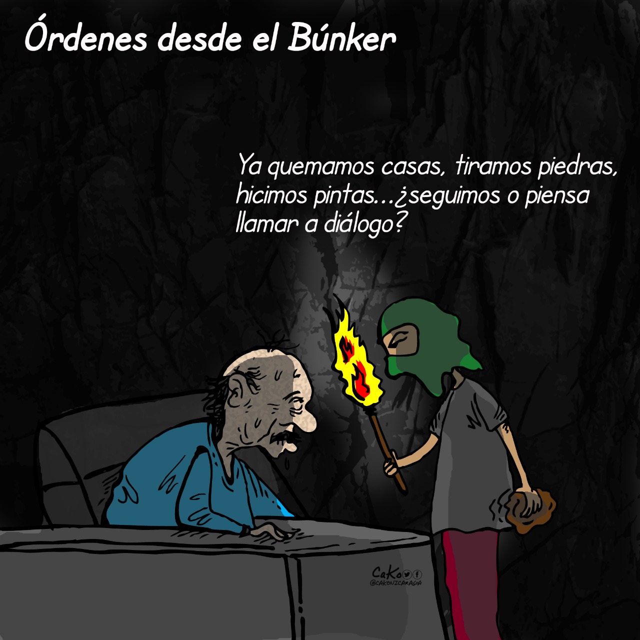La Caricatura: Órdenes desde el búnker