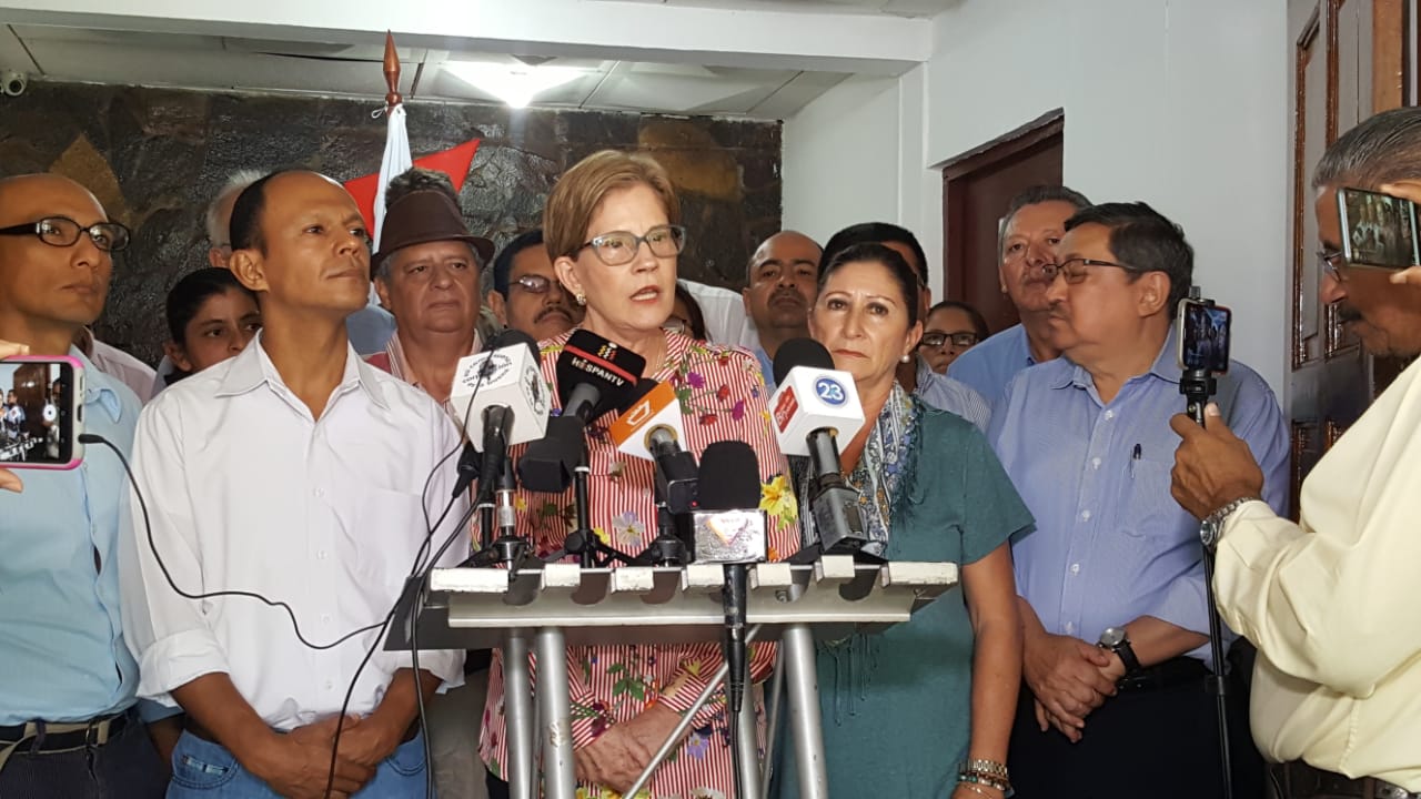 «No aceptamos una reforma electoral sin la presencia de la OEA», advierte Kitty Monterrey, presidenta de CxL. Foto: Artículo 66