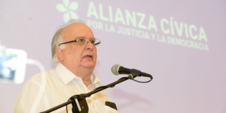 José Pallais, miembro de la Alianza Cívica por la Justicia y la Democracia. Foto: La Prensa.