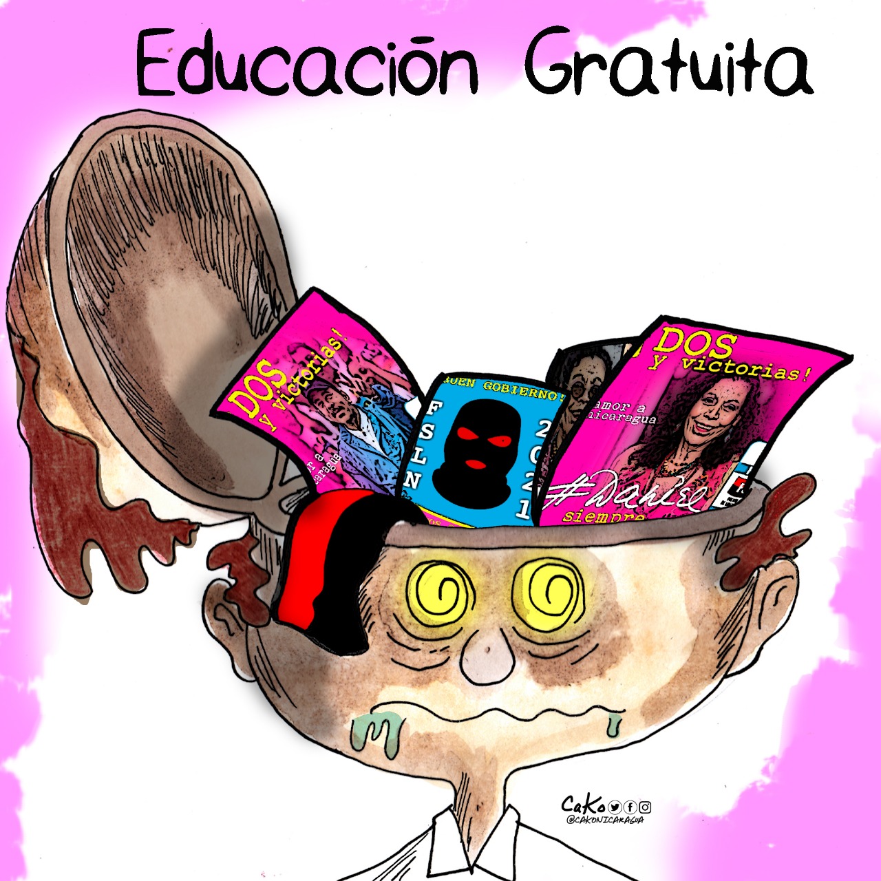 La Caricatura: Educación gratuita en Nicaragua