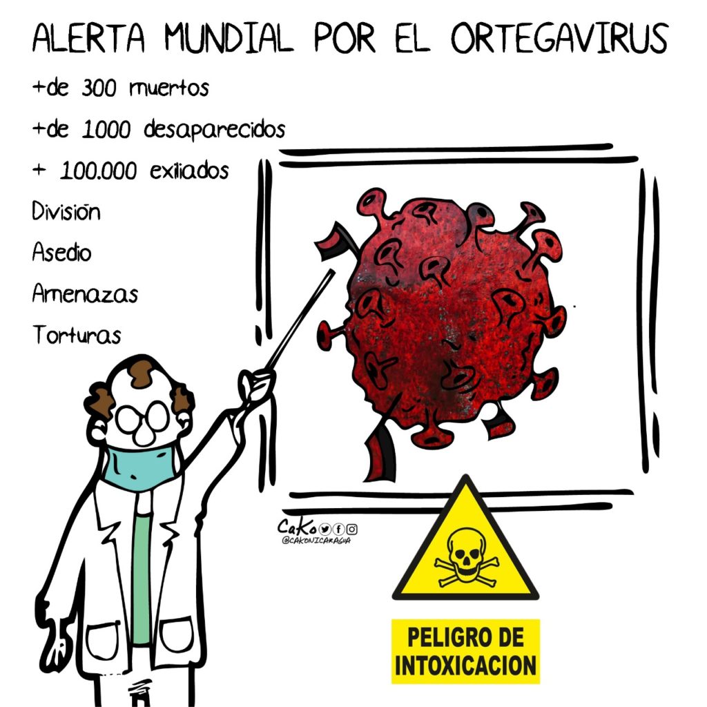 La Caricatura: El Ortegavirus