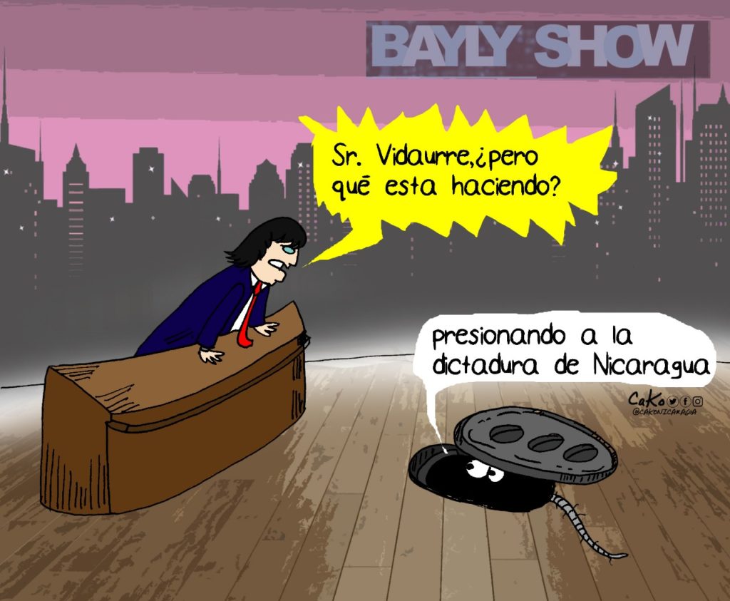 La Caricatura: Vidaurre, opositor al gusto del cliente (Ortega)