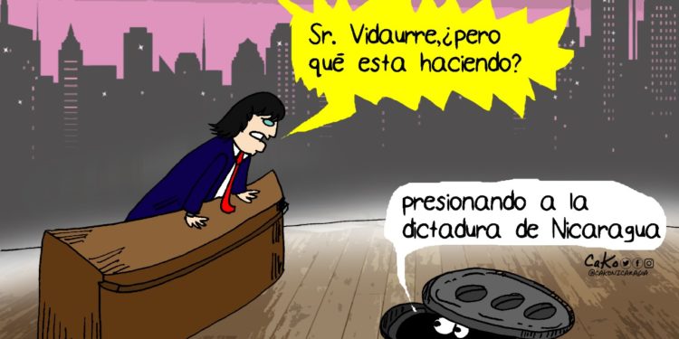 La Caricatura: Vidaurre, opositor al gusto del cliente (Ortega)