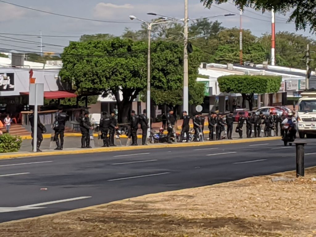 Orteguismo militariza Managua para evitar marcha en su contra