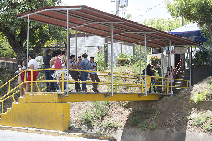 Poca presencia de estudiantes en la UNAN, ante amenaza de propagación del coronavirus. Foto: La Prensa 