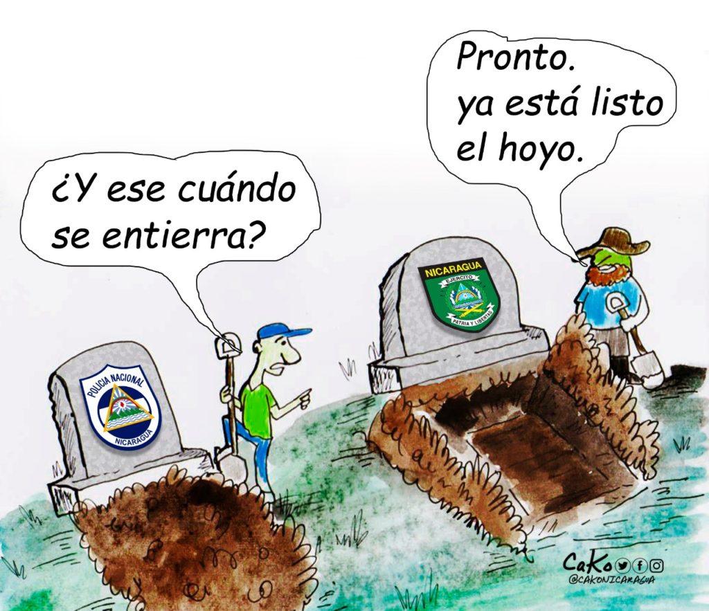 La Caricatura: El entierro de los cómplices