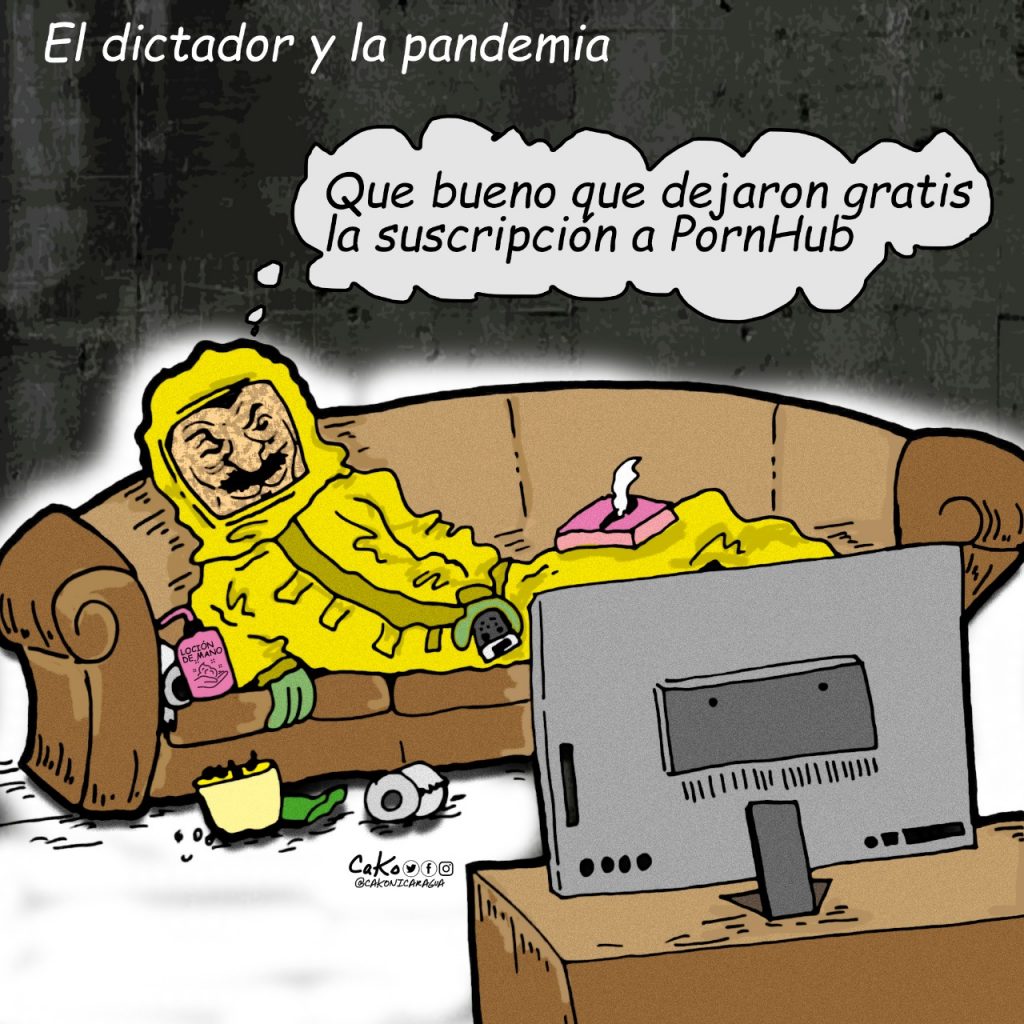 La Caricatura: Las acciones del dictador en la pandemia del COVID-19