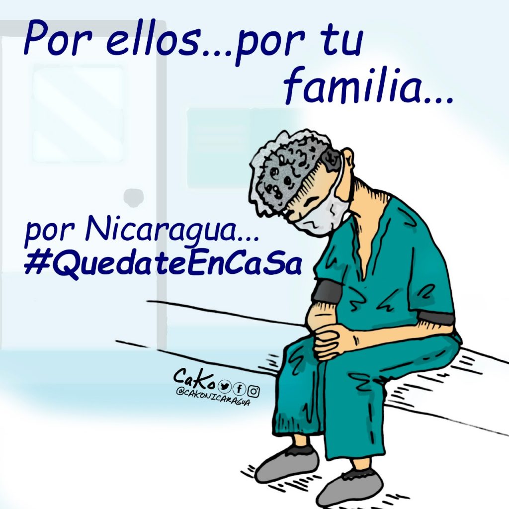 La Caricatura: Por Nicaragua…#QuedateEnCasa