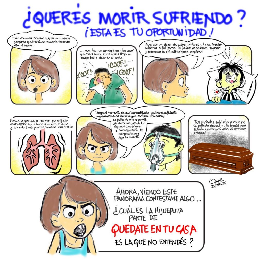 La Caricatura: ¿Querés morir sufriendo?
