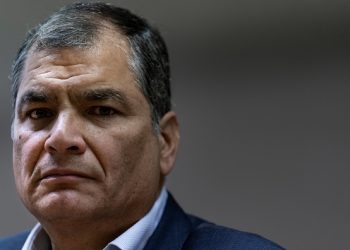 Rafael Correa fue condenado a ocho años de cárcel e inhabilitación política por 25 años. Foto: Tomada de BBC