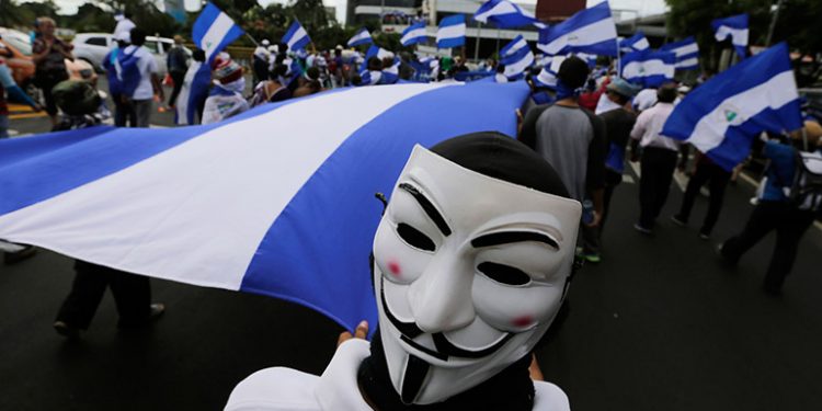 Anonymous anuncia segunda fase de ataques contra el Gobierno de Nicaragua. Foto: Tomada de internet