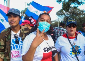Dictadura de Ortega realizó 150 actividades masivas en medio del repunte de COVID-19. Foto: Inti Ocón / AFP