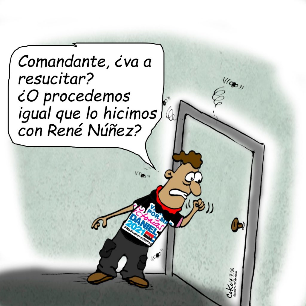 La Caricatura: El comandante sigue encerrado