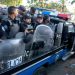 Policías agreden a ciudadanos de Moyogalpa por protestar con las banderas de Nicaragua. Foto ilustrativa: Cortesía