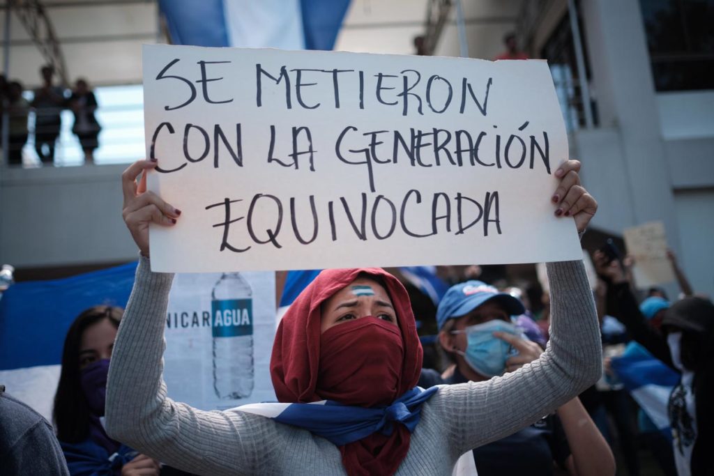 Régimen de Nicaragua amenaza con suspender matrículas a estudiantes de universidades públicas que no asistan a clases en medio del COVID-19. Foto: Carlos Herrera