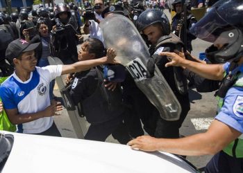 El aparato represor orteguista lideró los principales ataques a los nicaragüenses. Foto: Cortesía