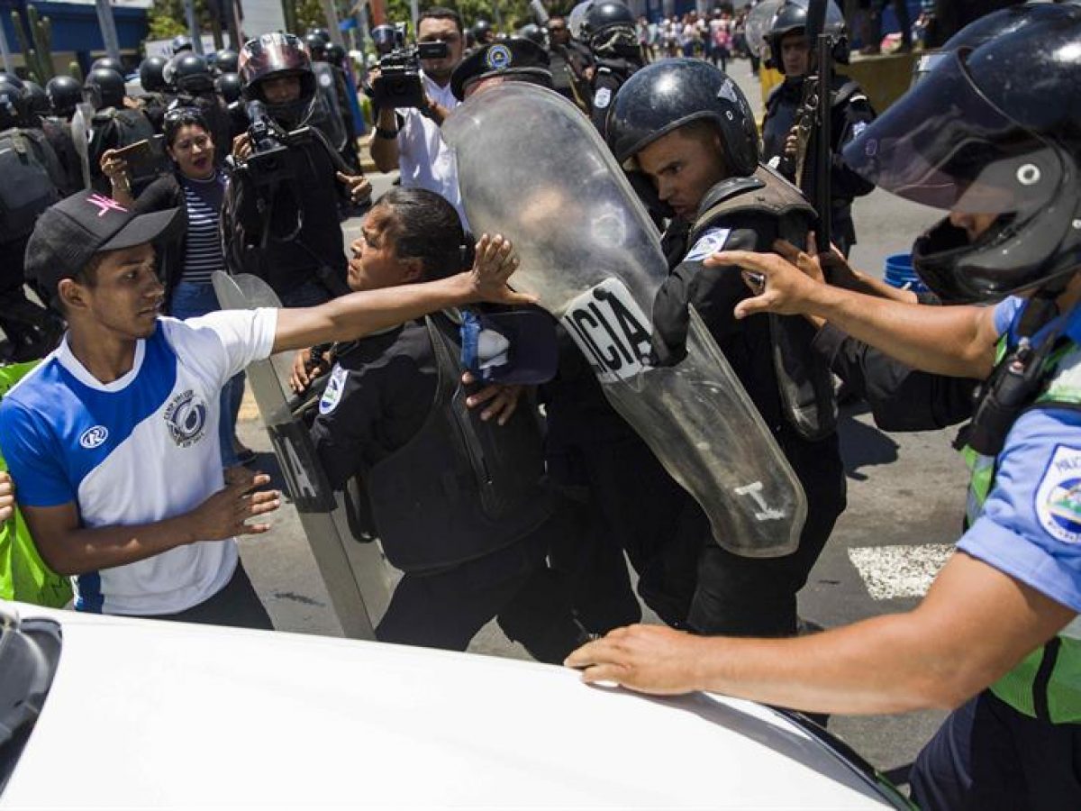 El aparato represor orteguista lideró los principales ataques a los nicaragüenses. Foto: Cortesía 