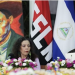 Rosario Murillo y Daniel Ortega en la comparecencia del 18 de mayo de 2020