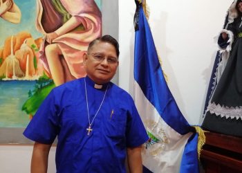 Padre Harving Padilla párroco de la iglesia San Juan Bautista de Masaya. Foto: Noel Miranda/Artículo 66