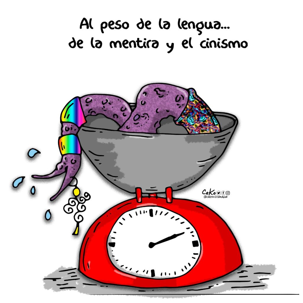 La Caricatura: Al peso de la lengua