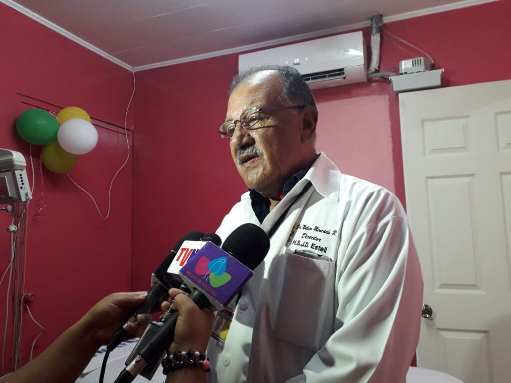 Doctor Marlon Moncada, director del Hospital San Juan de Dios. Foto: Medios Oficialista