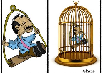 La Caricatura: La eterna cuarentena del dictador