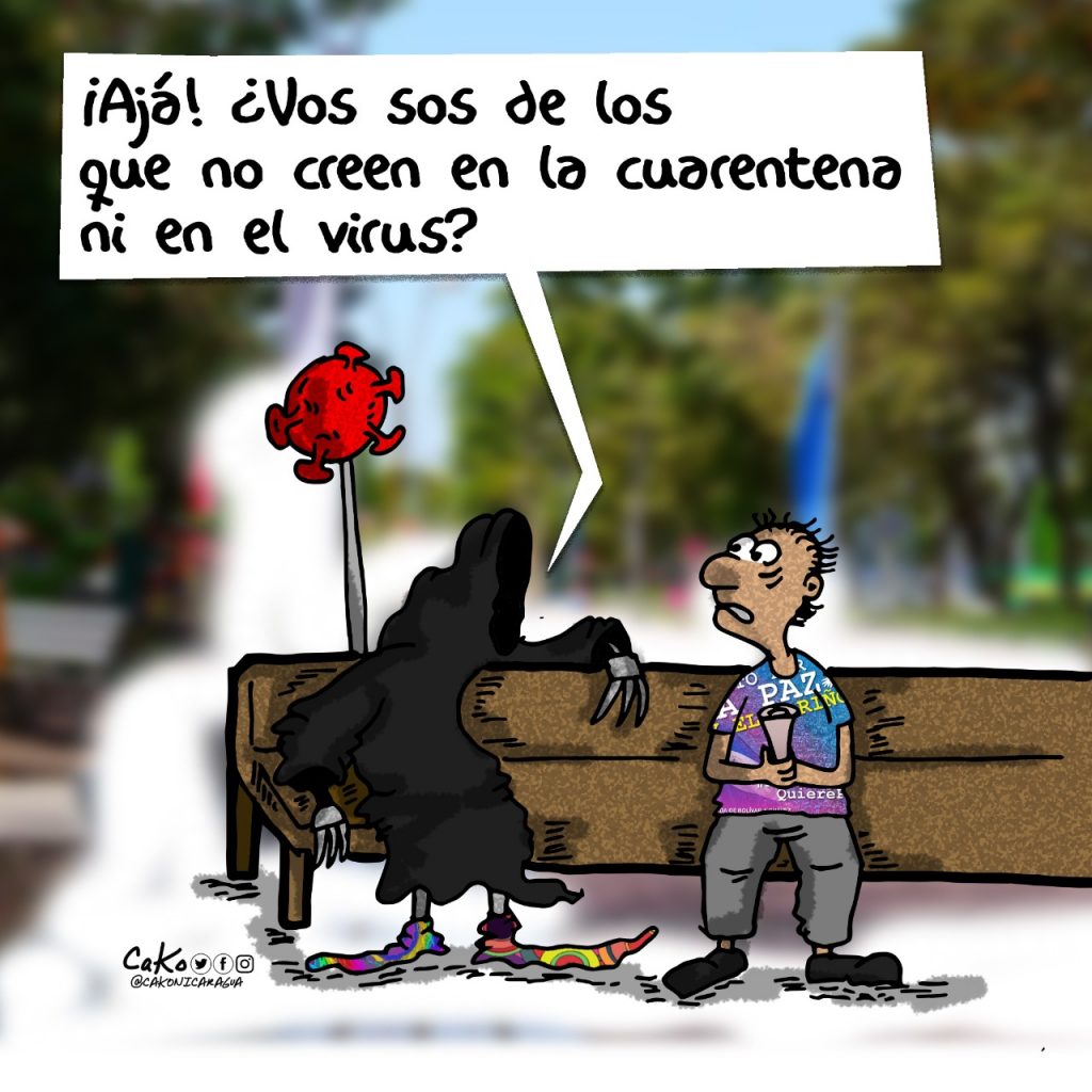 La Caricatura: Los que no creen en la cuarentena