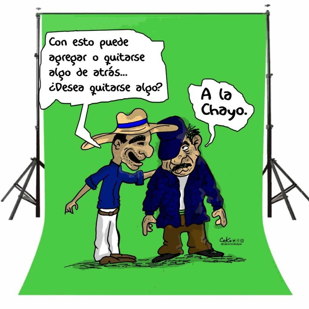 La Caricatura: La pantalla verde