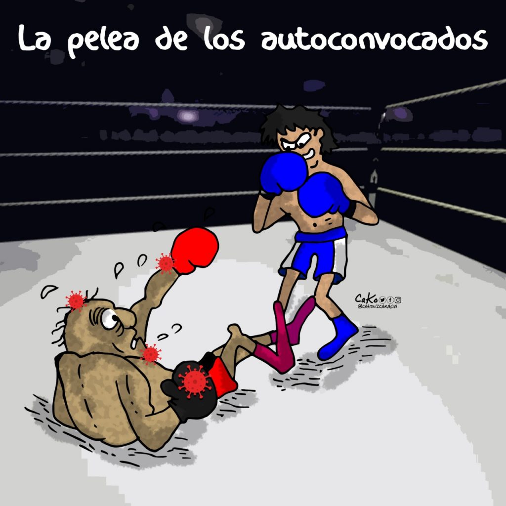 La Caricatura: El nocaut que maquina el régimen orteguista