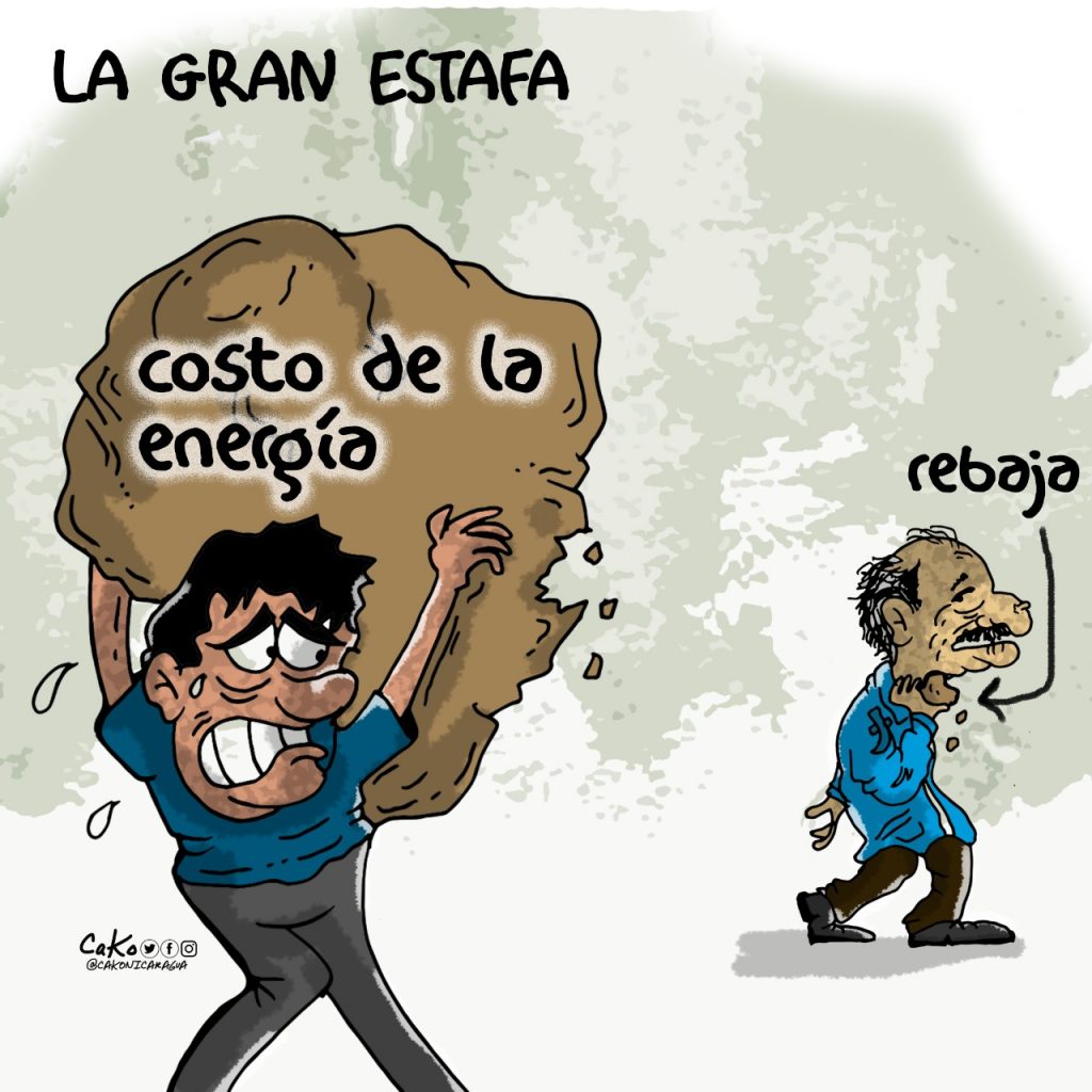 La Caricatura: La gran estafa de la energía
