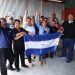 Profesores en el exilio conmemoran el Día del Maestro exigiendo justicia y libertad para Nicaragua. Foto: Cortesía