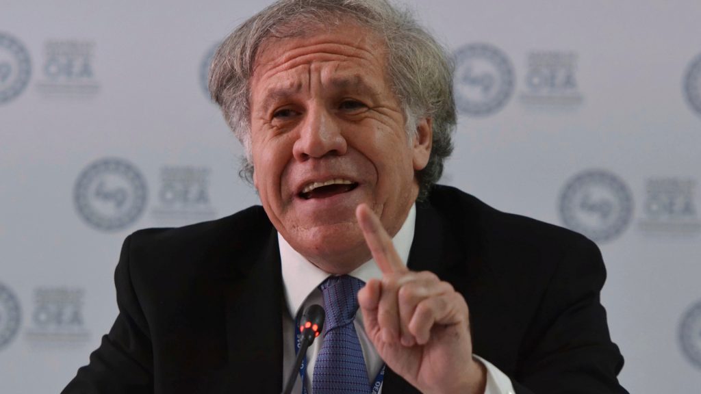 Luis Almagro, Secretario General de la Organización de Estados Americanos (OEA).