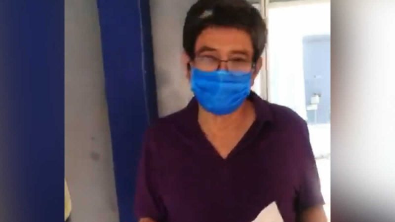 Médico del hospital Alemán Nicaragüense que se recuperó. Foto: Captura de Pantalla
