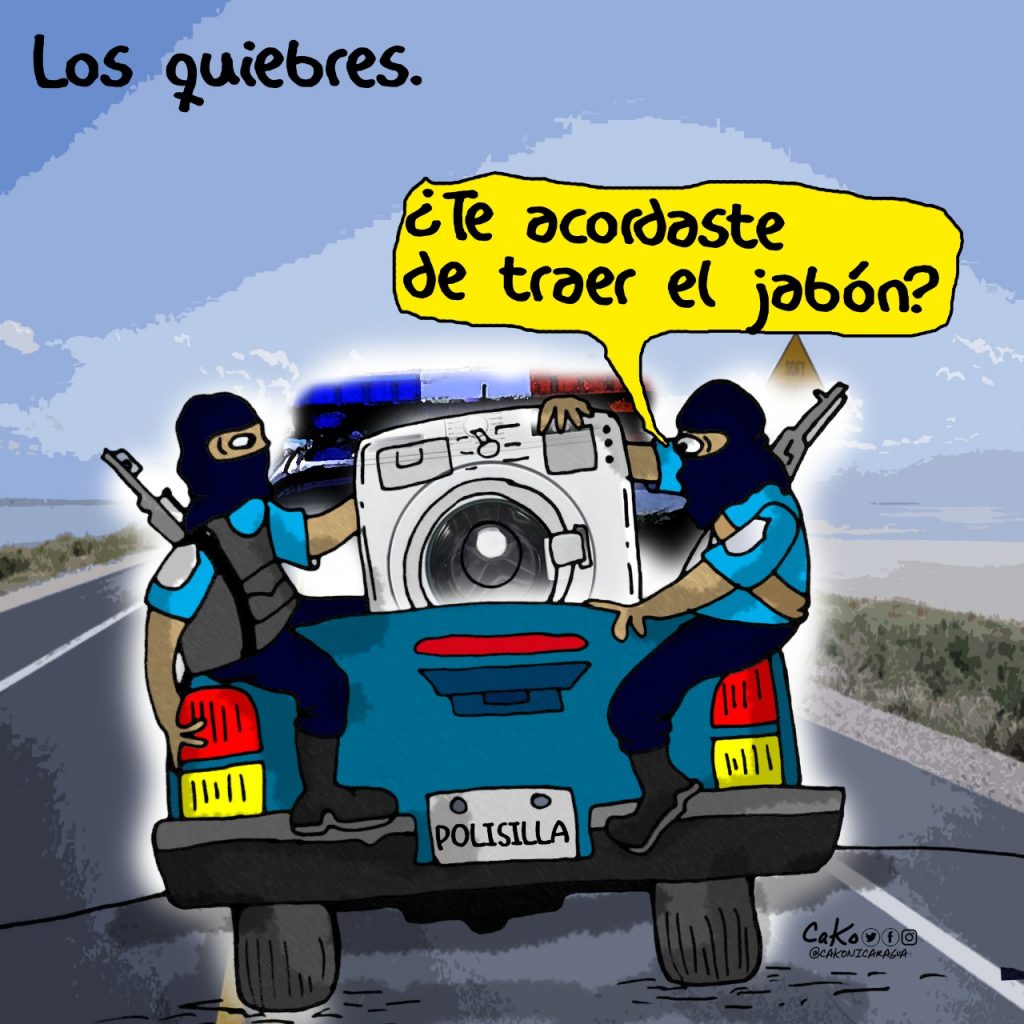 La Caricatura: Los quiebres de la Polisilla